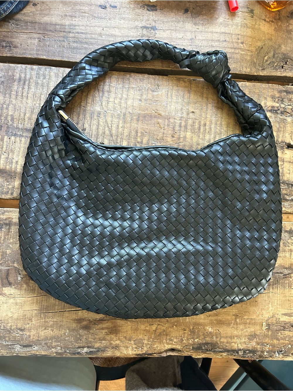 Anthropologie Melie Bianco Woven Hobo Purse